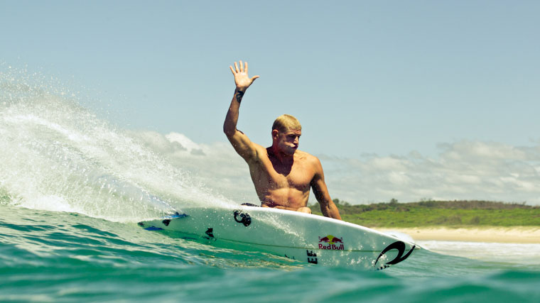 Mick Fanning surfing