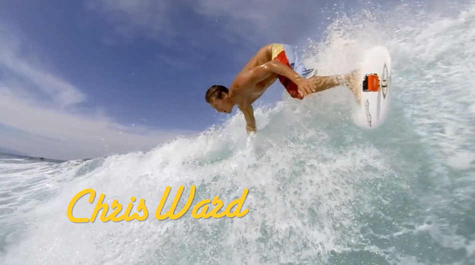 Chris Ward Malia Ward surf session