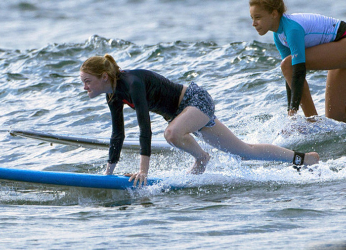 Exclusive... Andrew & Emma Surfing In Hawaii