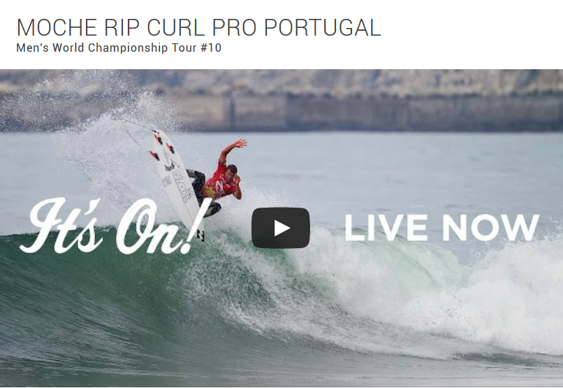 Moche Rip Curl Pro Portugal en live