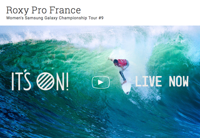 Quiksilver Pro et Roxy Pro France 2015 en live