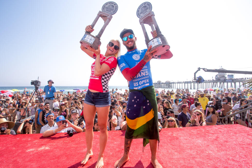 Filipe Toledo gagne le Vans US Open Of Surfing 2016-2