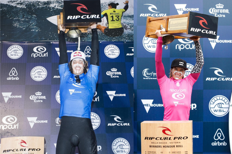 Courtney Conlogue et Jordy Smith remportent le Rip Curl Pro Bells Beach 2017