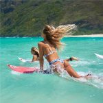 Alana Blanchard surf hot sexy bikini thong string nue nude