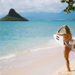 Alessa Quizon surf hot sexy bikini thong string nue nude