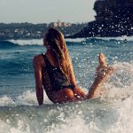 Maud La Car surf sexy hot string thong nude nue
