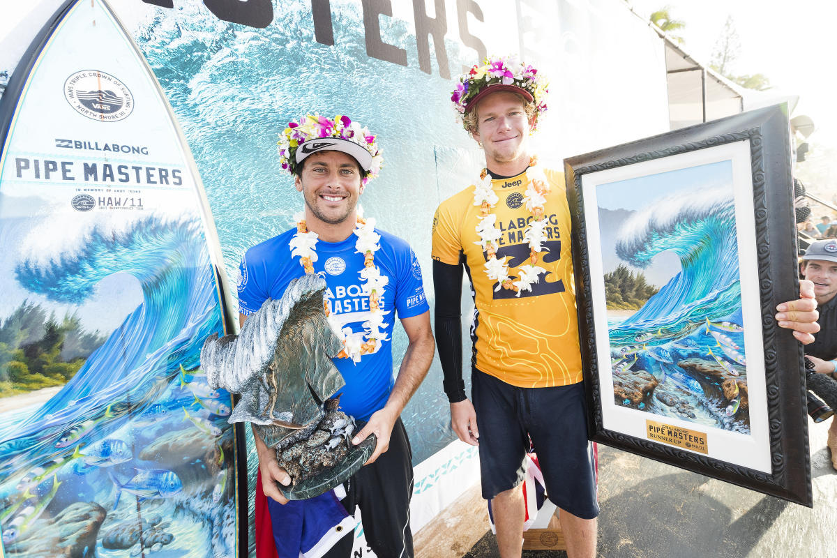 Jérémy Florès s'offre le Pipe Masters John John Florence champion du monde