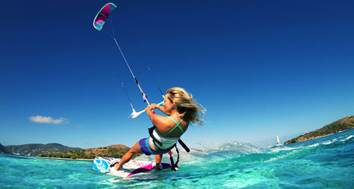 Comment débuter en kite surf