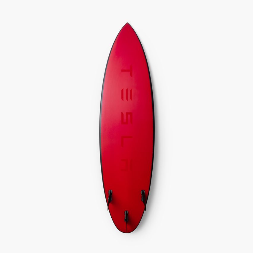 tesla surfboard planche de surf