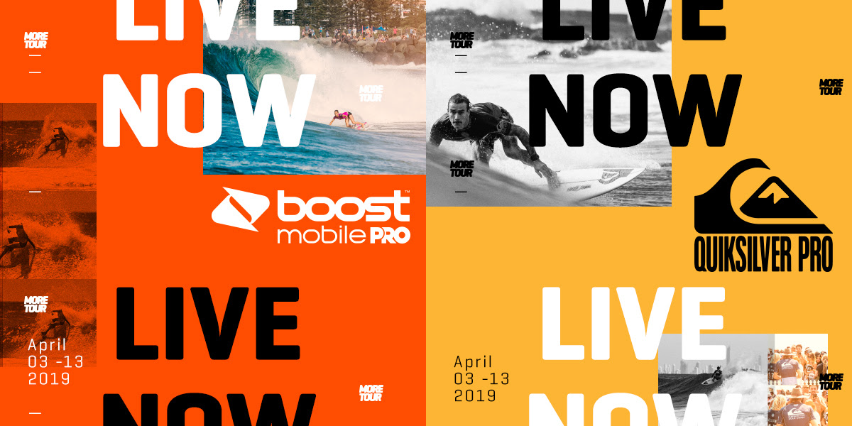 Quiksilver Pro & Boost Mobile Pro Gold Coast en live sur ride and slide