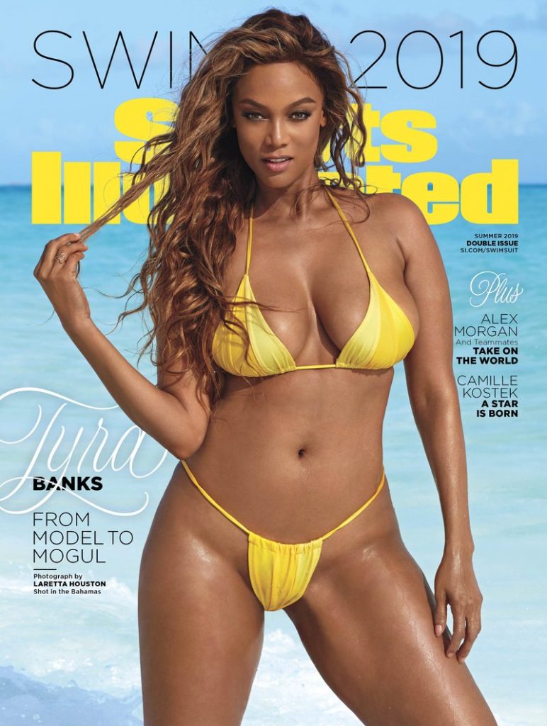 tyra banks sports illustrated swimsuit 2019 thong string bikini sexy ass nude nue