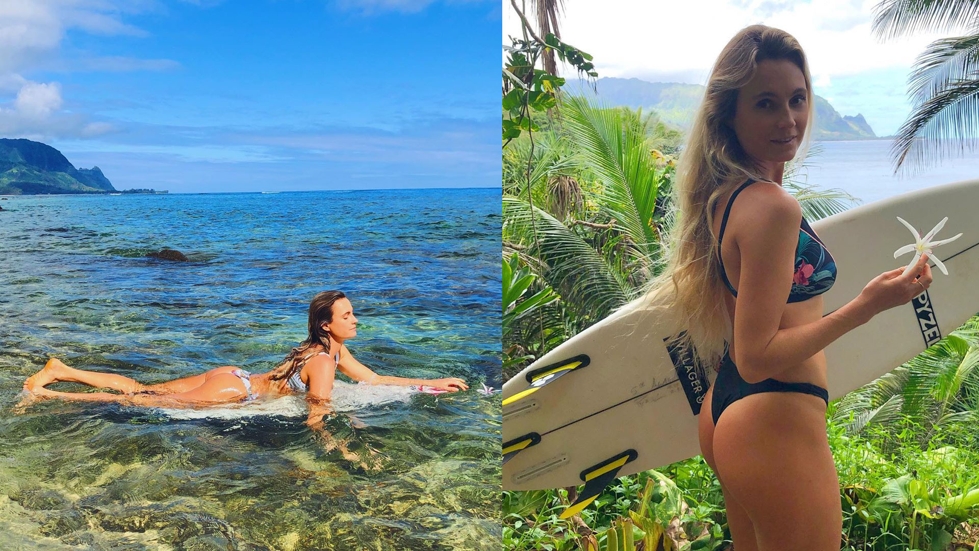 Alana Blanchard nude surf hawai bikini string thong nue sexy