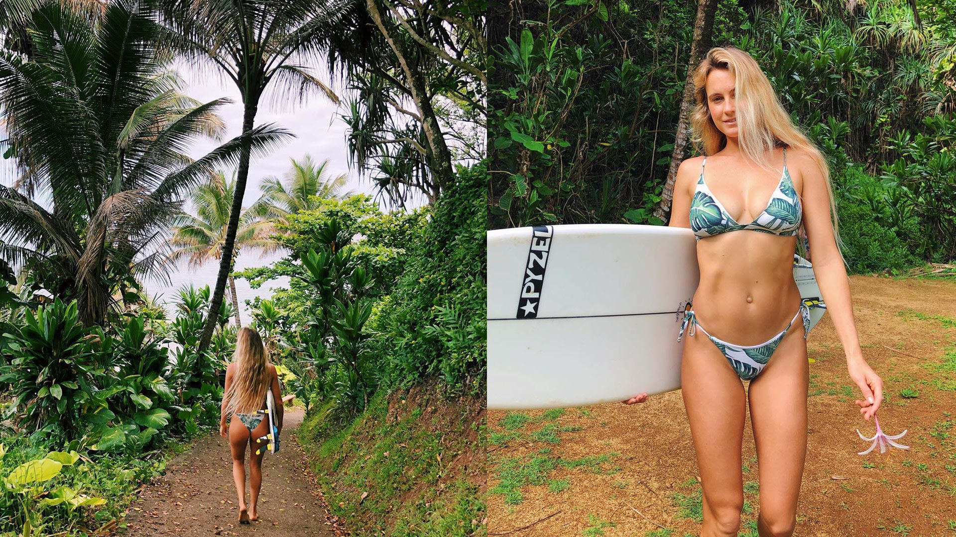 Alana Blanchard nude surf hawai bikini string thong nue sexy