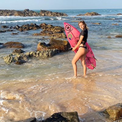 uhaina joly surf surfeuse surfing string thong bikini ass nude hot topless