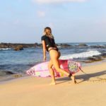 uhaina joly surf surfeuse surfing string thong bikini ass nude hot topless