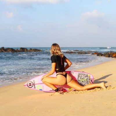 uhaina joly surf surfeuse surfing string thong bikini ass nude hot topless