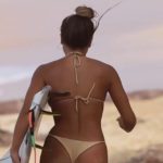 tia-blanco surfeuse bikini hot string thong ass nude nue sexy topless