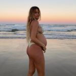 alana blanchard pregnant bikini string thong ass nude nue sexy enceinte
