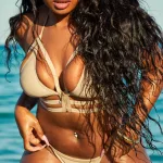 megan thee stallion swimsuit si 2021 string bikini thong nude ass topless hot sexy