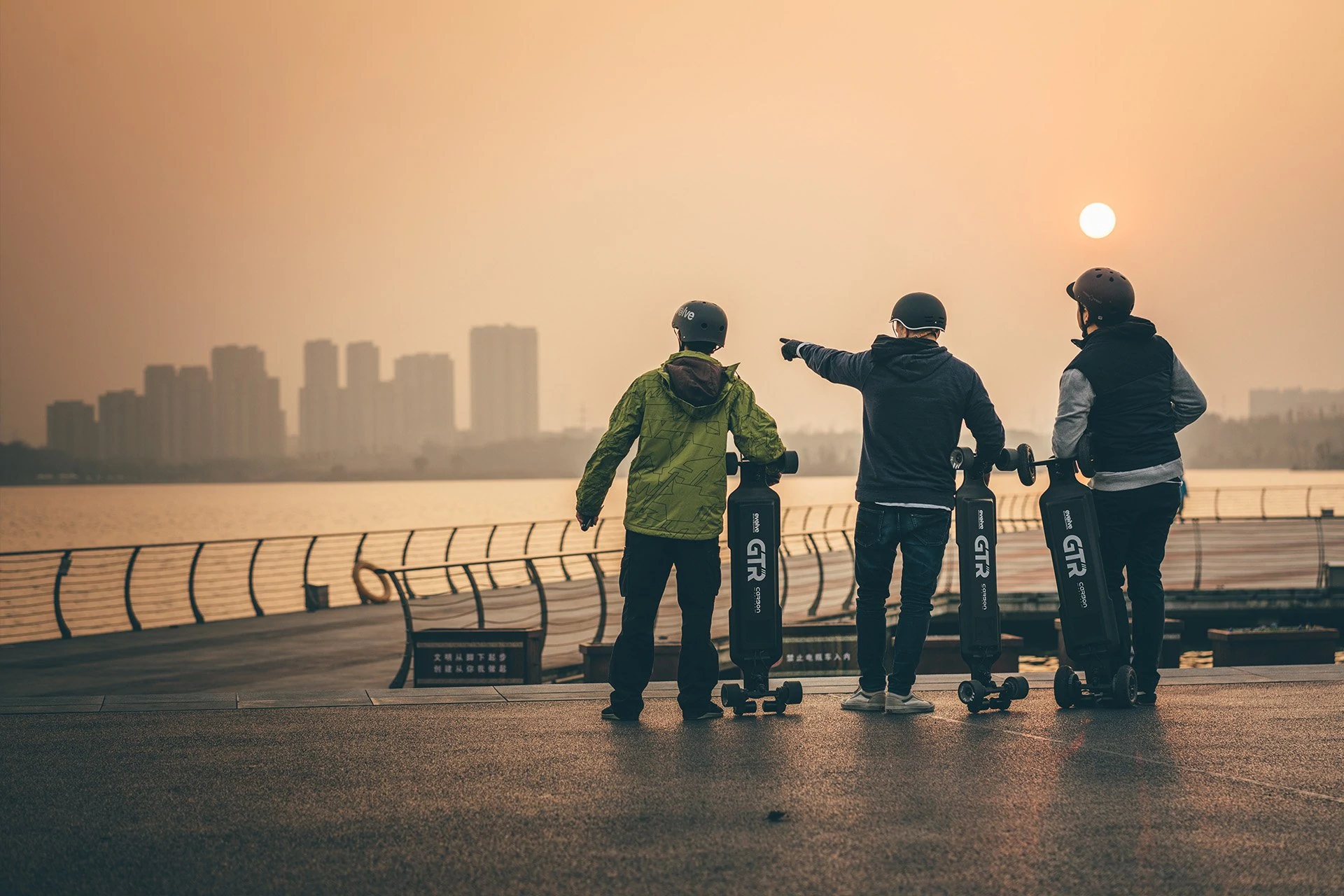 Evolve skateboards électriques