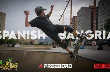 coolkids 2 spanish sangria freeboard skateboard skate