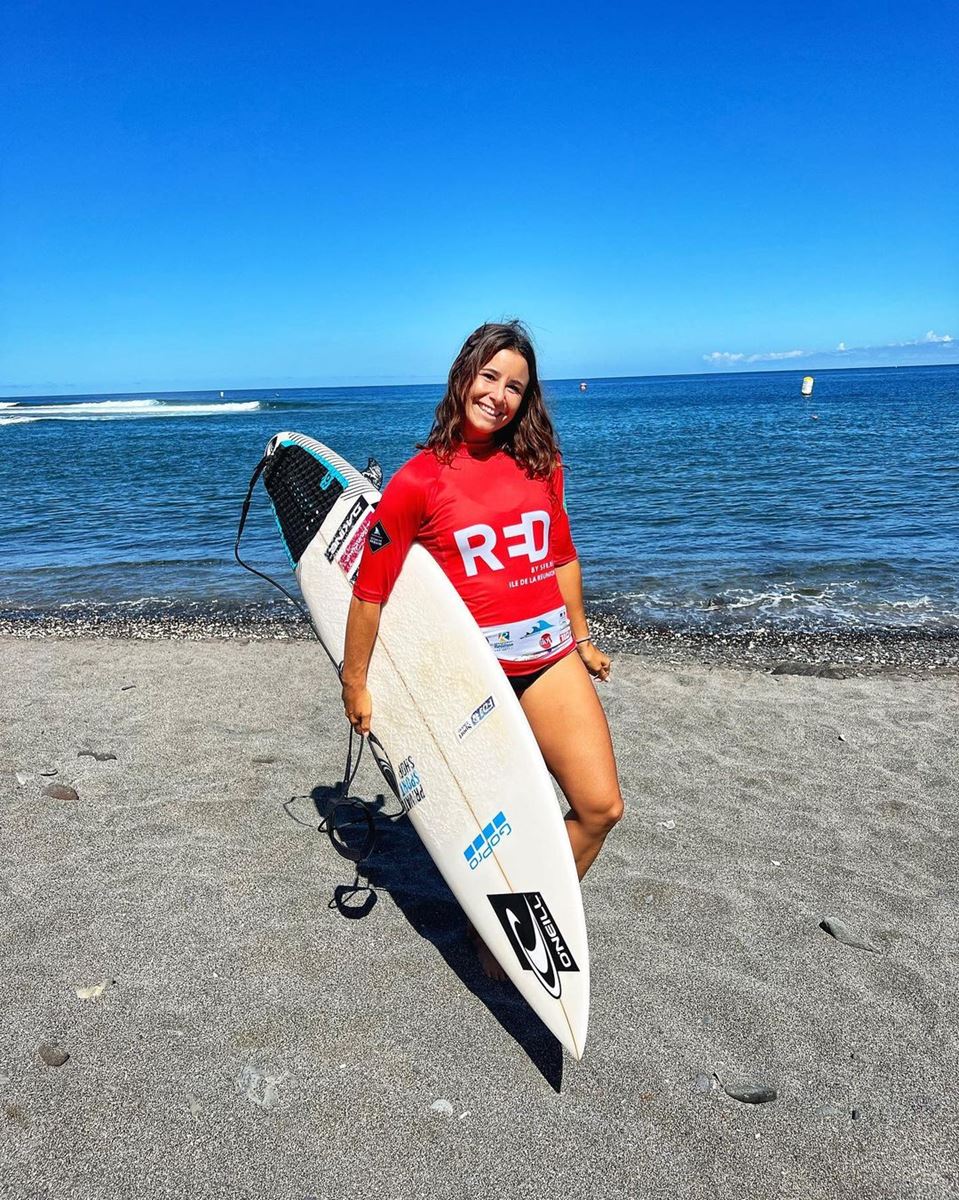 Johanne defay blessée injury ct surf hawai